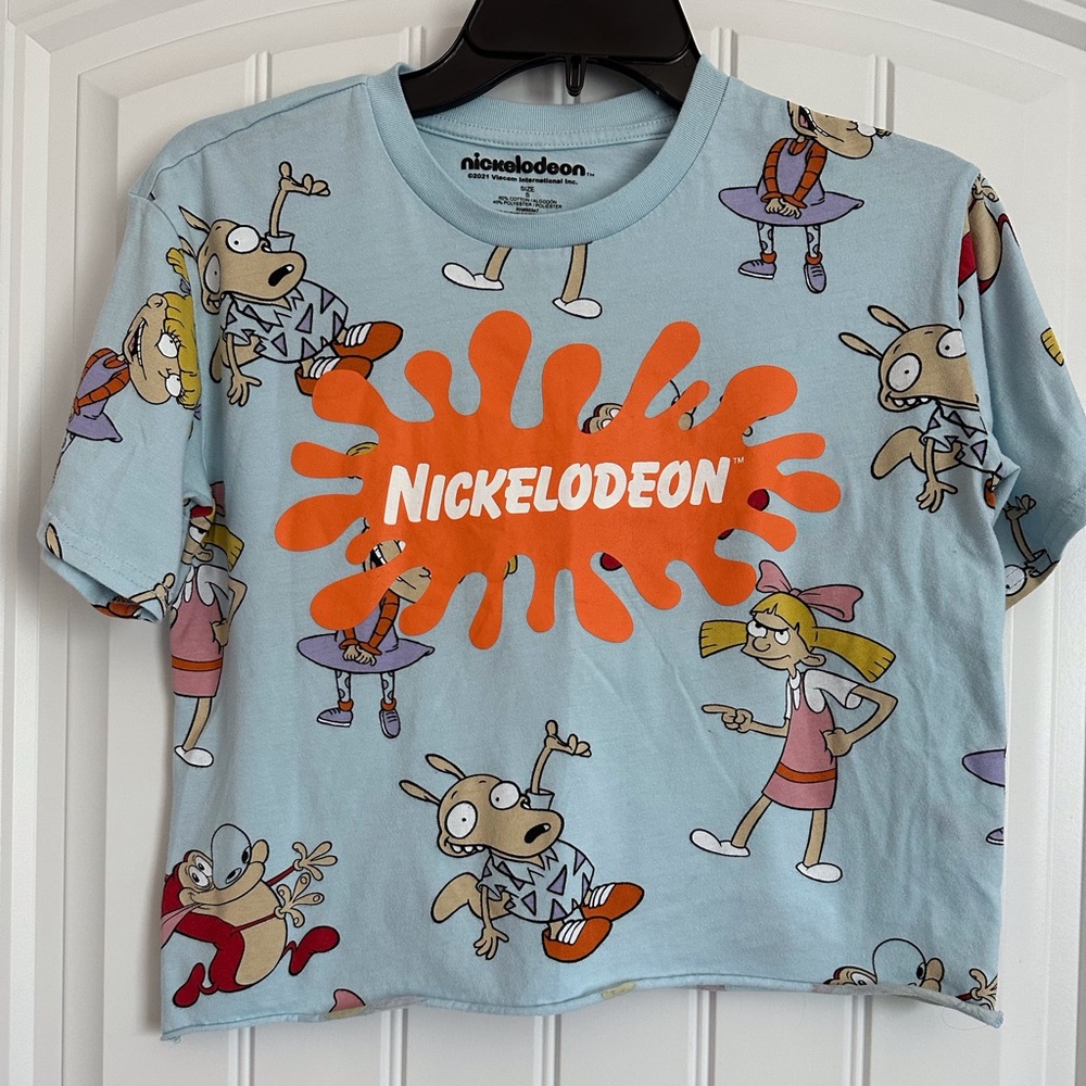 Women’s Nickelodeon Graphic Box Tee-Small